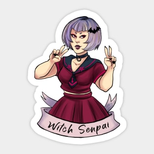 Witch senpai Sticker